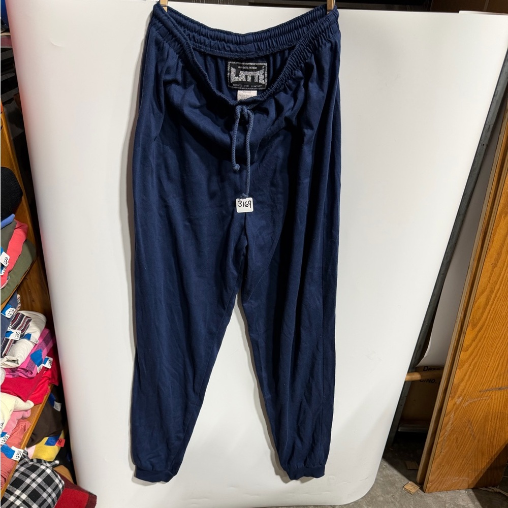 #3169-Navy Blue Men's Sweatpants